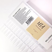 Mia Professional Gel Tips, Şeffaf (Balerina), Kutuda 504 Adet