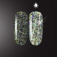 Patrisa Nail Işığı Yansıtan Pigment Flash Glow Black-Siyah 5gr
