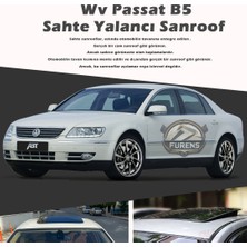 STS Oto Aksesuar Volksvogen Passat B5 Parlak Siyah Yalancı Çakma Sahte Sunroof