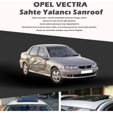 STS Oto Aksesuar Opel Vectra Parlak Siyah Yalancı Çakma Sahte Sunroof
