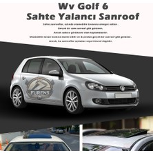 STS Oto Aksesuar Volksvogen Golf 6 Parlak Siyah Yalancı Çakma Sahte Sunroof