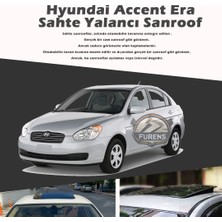 STS Oto Aksesuar Hyundai Accent Era Parlak Siyah Yalancı Çakma Sahte Sunroof