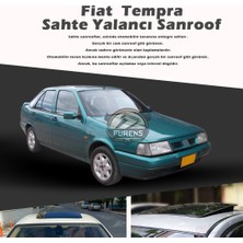 STS Oto Aksesuar Fiat Tempra Parlak Siyah Yalancı Çakma Sahte Sunroof