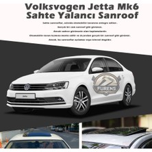STS Oto Aksesuar Wv Jetta Mk6 Parlak Siyah Yalancı Çakma Sahte Sunroof