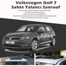 STS Oto Aksesuar Volksvogen Golf 7 Parlak Siyah Yalancı Çakma Sahte Sunroof