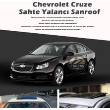 STS Oto Aksesuar Chevrolet Cruze Parlak Siyah Yalancı Çakma Sahte Sunroof