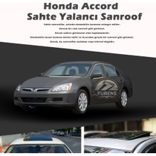 STS Oto Aksesuar Honda Accord Parlak Siyah Yalancı Çakma Sahte Sunroof