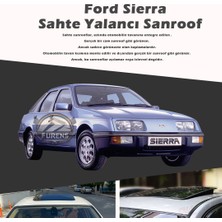 STS Oto Aksesuar Ford Sierra Parlak Siyah Yalancı Çakma Sahte Sunroof