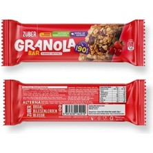 Züber Kırmızı Meyveli Granola Bar 25 G x 15