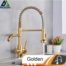 OEM Mutfak Evye Bataryası Dual Flow Su Arıtma Gold Spiralli Fiskiyeli 7 Yıl Garantili Ithal