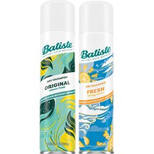 Batıste Kuru Şampuan Orıgınal 200 Ml + Batıste Kuru Şampuan Fresh 200 Ml