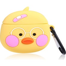 Microsonic Air-Podss 1. Nesil / 2. Nesil Kılıf Cartoon Figürlü Silikon Crtn-Fgr-Gzlk-Ordk