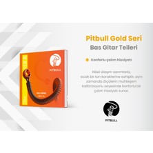 Pitbull Strings Gold Seri Geb-4 Sl Super Light Takım Tel Bas Gitar Teli 40-095