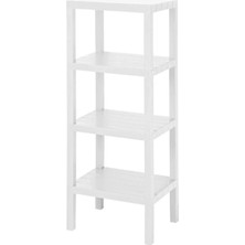 Mutfak Köşesi Shelf 4 Katlı Düzenleyici Raf Ünitesi, Kitaplık, Banyo Dolabı, Mutfak Rafı, Organizer