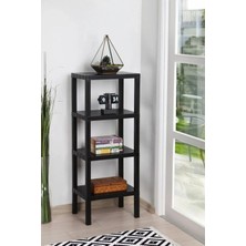 Mutfak Köşesi Shelf 4 Katlı Düzenleyici Raf Ünitesi, Kitaplık, Banyo Dolabı, Mutfak Rafı, Organizer