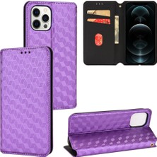 Yihang Boutique Ile Uyumlu iPhone 12 Telefon Kılıfı Cüzdan Hakiki Deri Darbeye Dayanıklı Tpu Kılıf Standı Dayanıklı Flip Kitap Katlanır Telefon Kılıfı (Yurt Dışından)