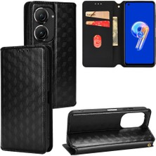 Yihang Boutique Ile Uyumlu Asus Zenfone 9 Telefon Kılıfı Cüzdan Hakiki Deri Darbeye Dayanıklı Tpu Kılıf Standı Dayanıklı Flip Kitap Katlanır Telefon Kılıfı (Yurt Dışından)