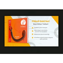 Pitbull Strings Gold Seri Geb-4 L Light Takım Tel Bas Gitar Teli 45-100