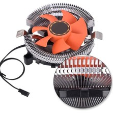 Ecoyom 1 Ad. 3 Pinli Geçmeli 7 Yapraklı Cpu Fan Lga Işlemci Soğutma Fanı 775 1155 1156 1150 1151