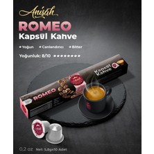 Anisah Coffee Romeo Kapsül Kahve Nespresso Uyumlu 10'lu