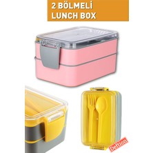 Deftion 900ML Mini Lunch Box Beslenme Kutusu Plastik Sefer Tası Yemek Taşıma Lunchbox Okul Yurt Için