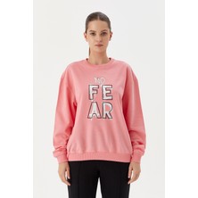 No Fear Kadın Sweatshirt Pembe 72500