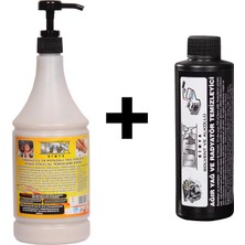 Sanayi Kimya Ponza'lı (Talaşlı) El Temizleme Kremi ( Sabunu) 1 kg & Alkollü Intercooler Temizleme Sıvısı 500 ml