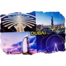 Dünyadan Hediyeler Dubai Temalı Fresco Magnet
