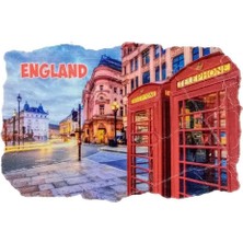 Dünyadan Hediyeler Ingiltere Temalı Fresco Magnet