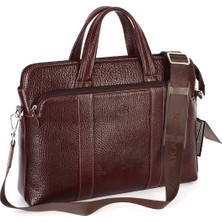 Aka Deri Kahverengi Laptop Evrak Çantası 258 61