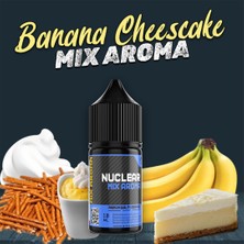 Nuclear Kimya Mix Aroma Banana Cheescake Muz Kreması Bisküvi Gıda Aroması 10 ml