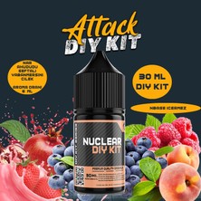 Nuclear Kimya Attack 30 60 100 ml Dıy Yabanmersini Çilek Nar Aroması 6 ml