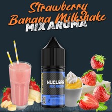 Nuclear Kimya Mix Aroma Çilek Muz Milkshake Gıda Aroması 10 ml