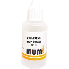 Mumi Sıvı Mum Boyası Kahverengi 30 ml