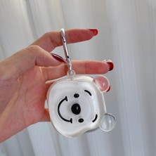 Basias Samsung Galaxy Buds Fe Uyumlu Figürlü Transparan Kılıf(Ürün Sadece Kılıftır)