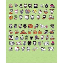 Kt Grup Sanrio Hello Kitty Halloween Sticker Etiket 2 Sayfa 65 Adet Etiket