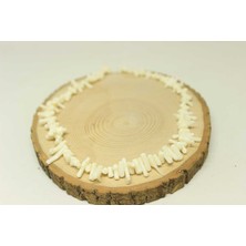 Yaşam Tohumu Beyaz Mercan Kırık Doğal Taş Dizisi (37CM)