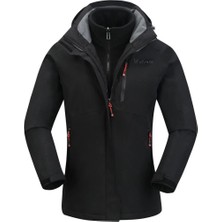 2AS Sparkle 3in1 Kadın Ceket Siyah