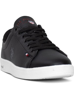 U.S. Polo Assn. U.s. Polo 101390124 Franco Kadın Klasik Sneaker Siyah - Beyaz