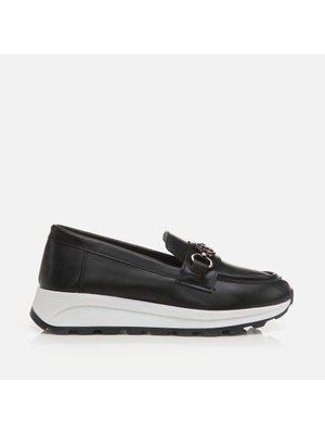 Hotiç 01AYH278230A100 Siyah Kadın Loafer