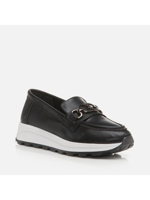 Hotiç 01AYH278230A100 Siyah Kadın Loafer