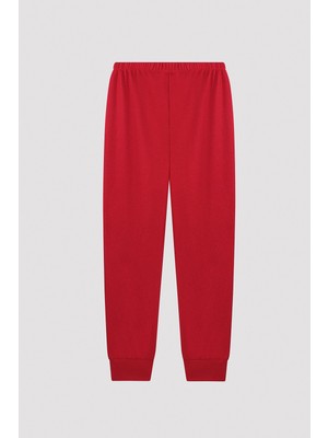 Penti Unisex Best Time Termal Kırmızı Pijama Takımı
