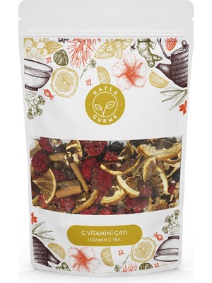 Kayla Gurme C Vitamini Çayı - Portakal Kabuğu, Portakal Dilimi, Zereğ, Kuşburnu, Nar Çiçeği, Gül Yaprağı - 100 g