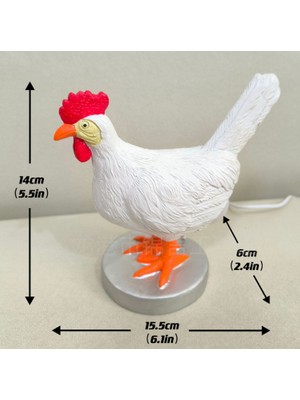 Maskot Ev Yatak Odası USB Horoz Yumurtlayan Gece Lambası (Yurt Dışından)