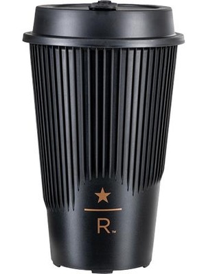 Starbucks Yeniden Kullanılabilir Sıcak İçecek Bardağı 473 ml Siyah Termos - Starbucks® Reserve Modeli