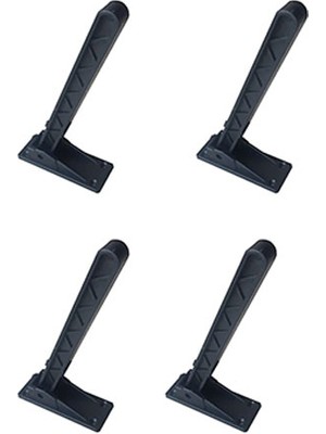 Ahtapot 4 Adet Siyah Katlanır Plastik Ayak Laptop Sehpası Yer Sofrası Sini Servis Keyif Kahvaltı Sehpası