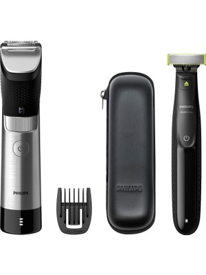 Panasonic Philips 9000 Prestige Çene Düzeltici, Uzun Klipsli 1 Parça ve Tek Bıçaklı (Model BT9810/90)