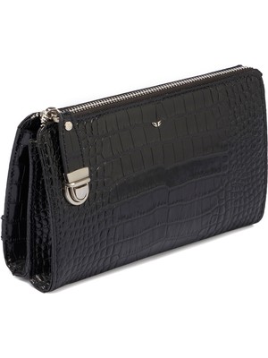 Tergan Siyah Deri Erkek Çanta 02199C60