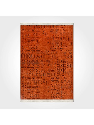 Halı Satıcısı Modern Şönil Kilim Kiremit