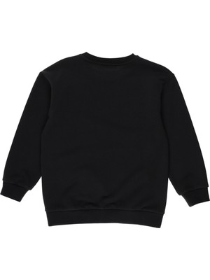 Panço Erkek Çocuk Bisiklet Yakalı Sweatshirt